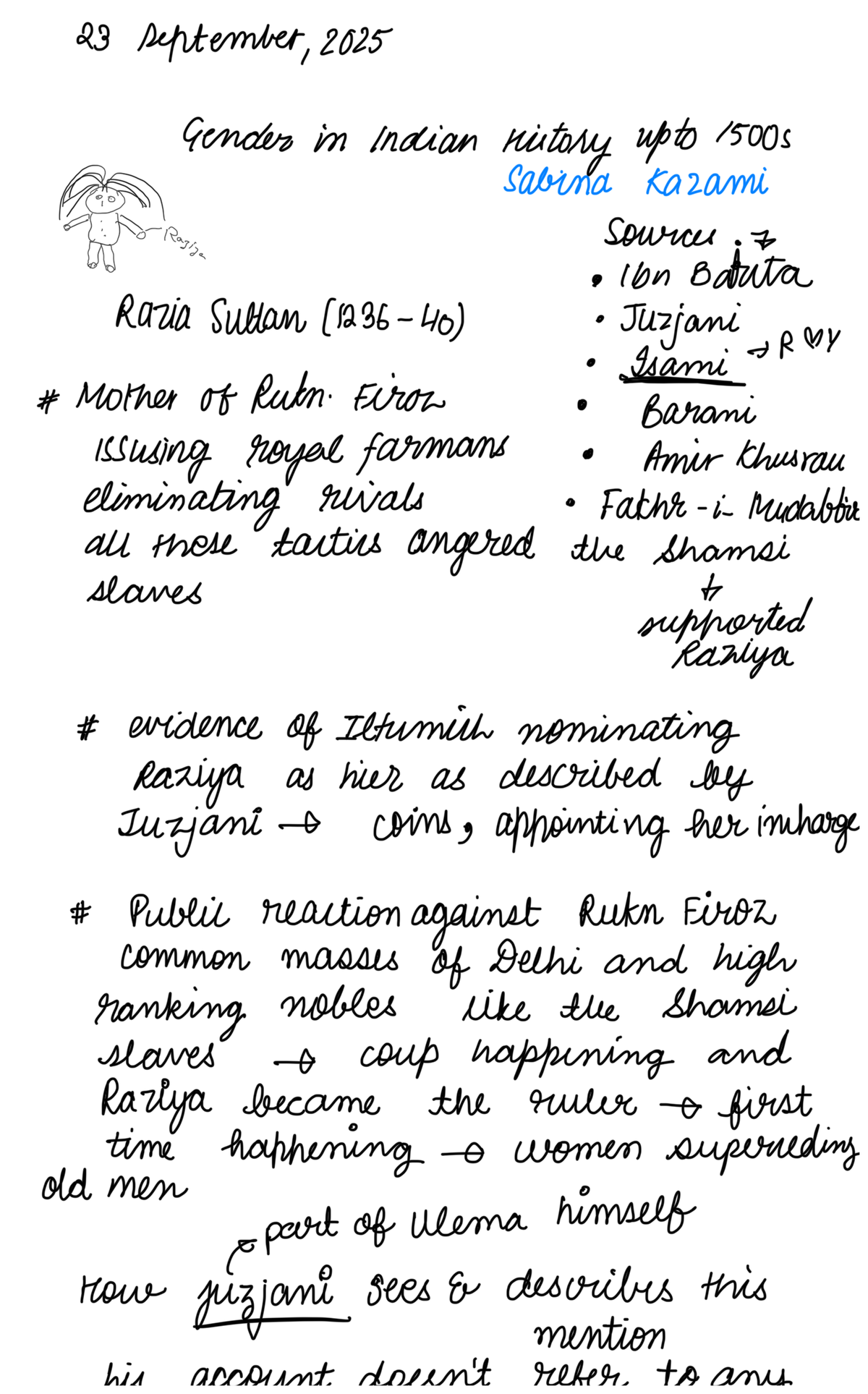23 Sept 2025 - Gender & Political Authority in Indian History to 1500s ...