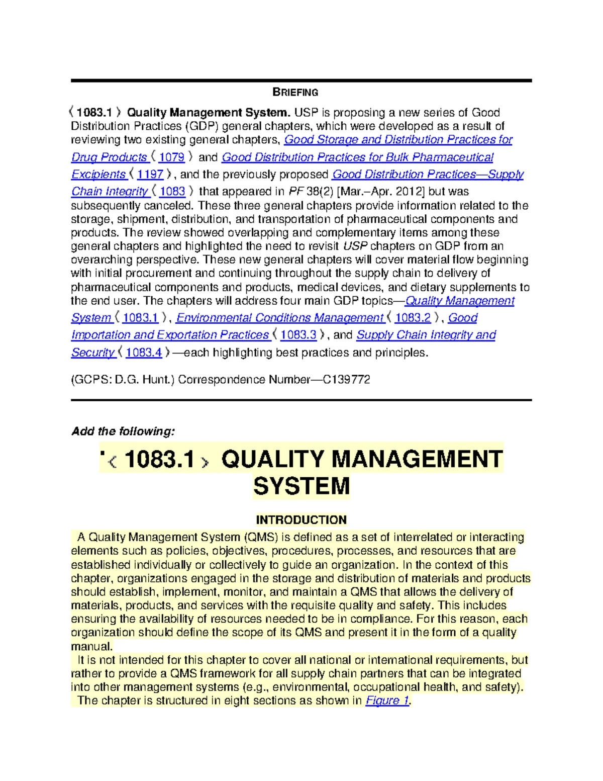 QMS for API Manufacturers: Integrating GMP (ICH Q7a) with ISO 9001 ...