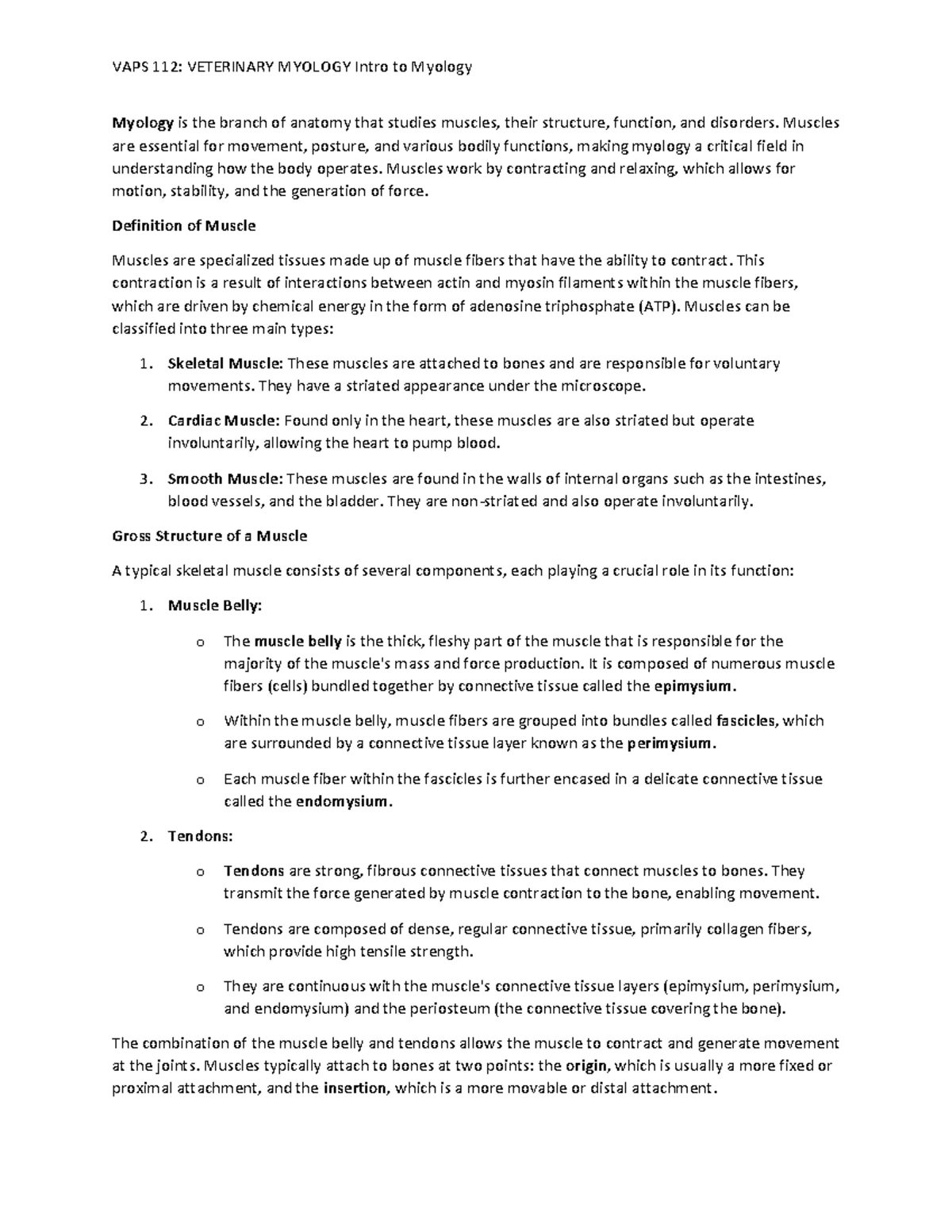 VAPS 113 Final Exam Notes: Veterinary Splanchnology - Respiratory System