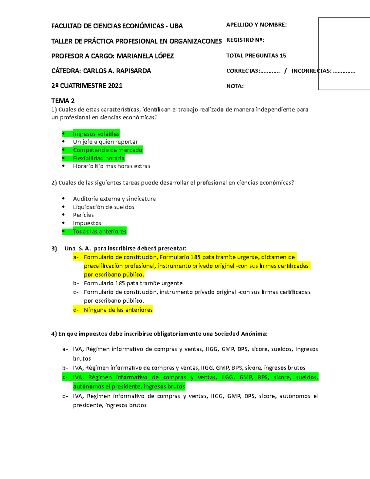 Final TPPO-2 - Modelo de Examen de Práctica Profesional 2021 - Document Preview