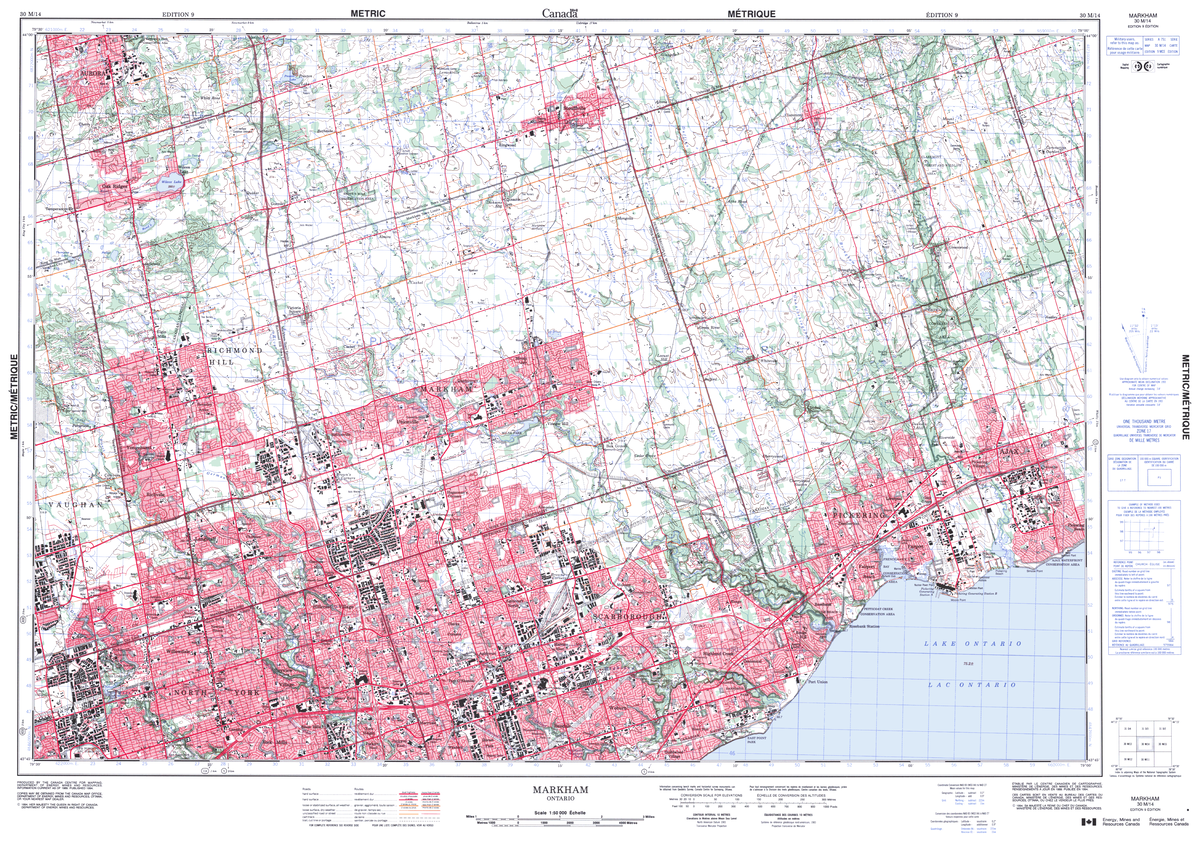 Markham Map Sheet 30 M/14 - Metric Edition 9 Overview - Studocu
