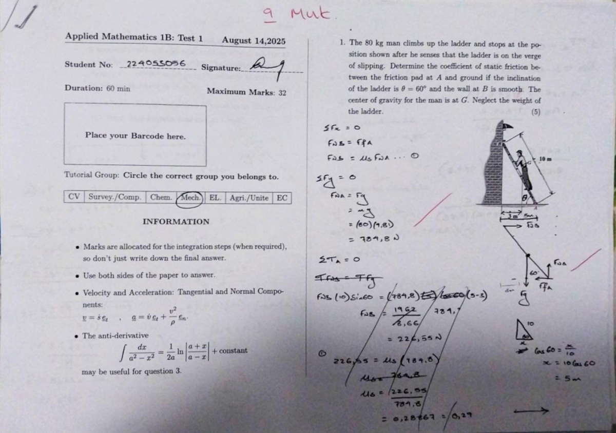 Math142: Applied Mathematics 1B Test 1 Notes (Aug 14, 2025) - Studocu