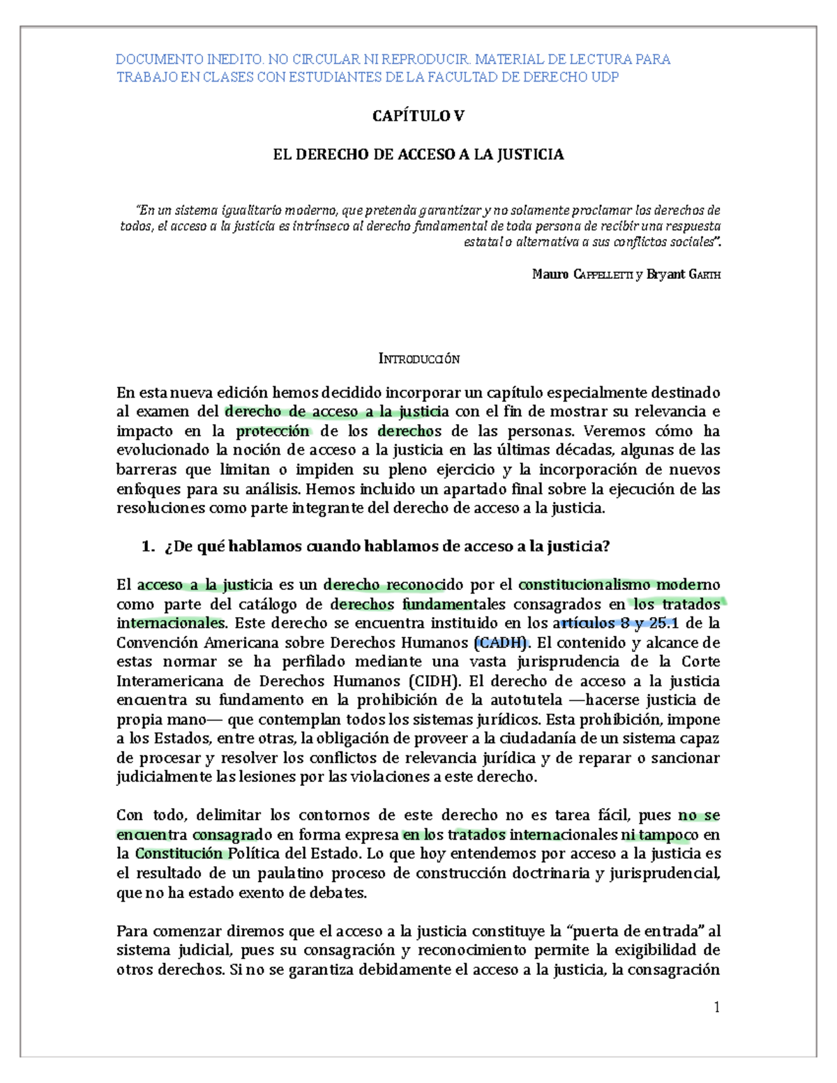 Acceso a la Justicia: Conceptos y Barreras en el Derecho UDP - Studocu