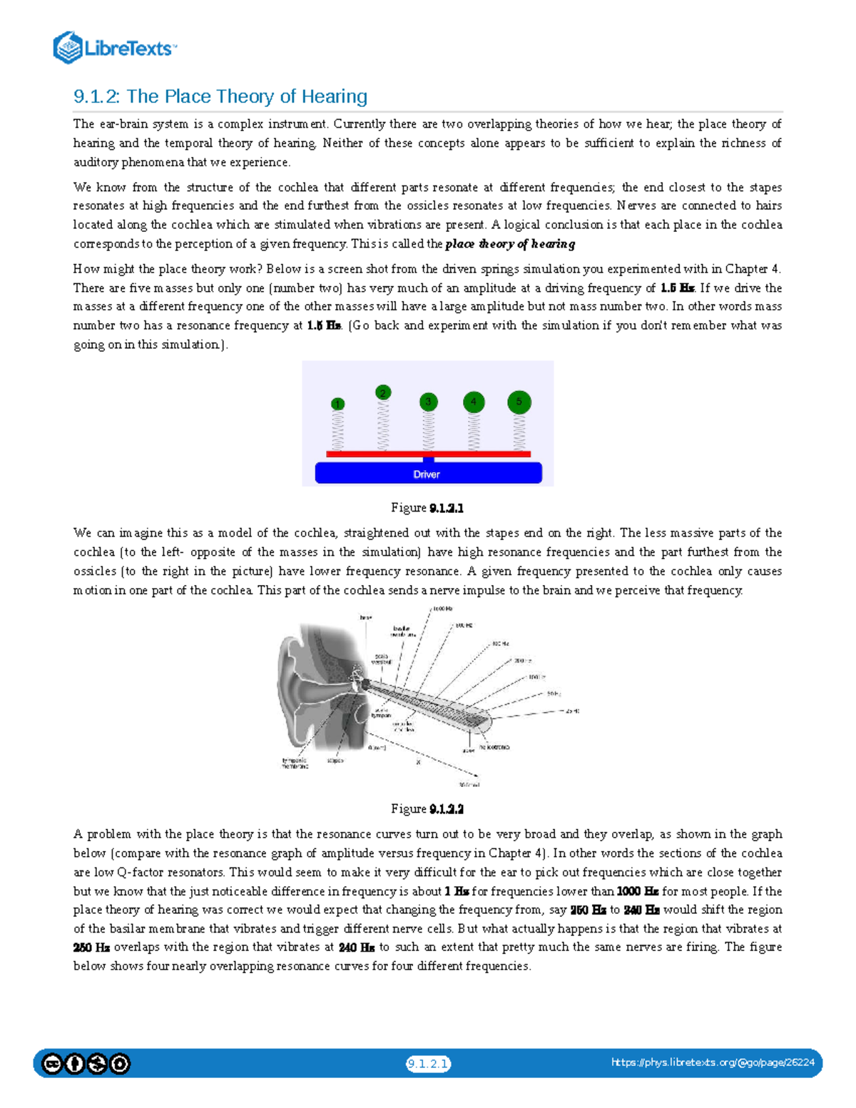 9.1.2: Understanding the Place Theory of Hearing - Studocu
