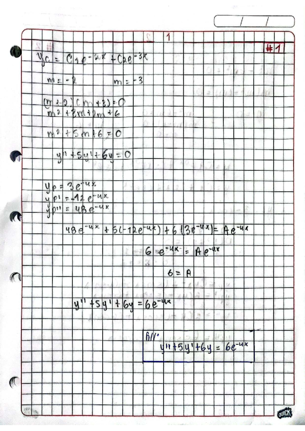 Differential Equations Notes - Course Code: DE-101 - Studocu