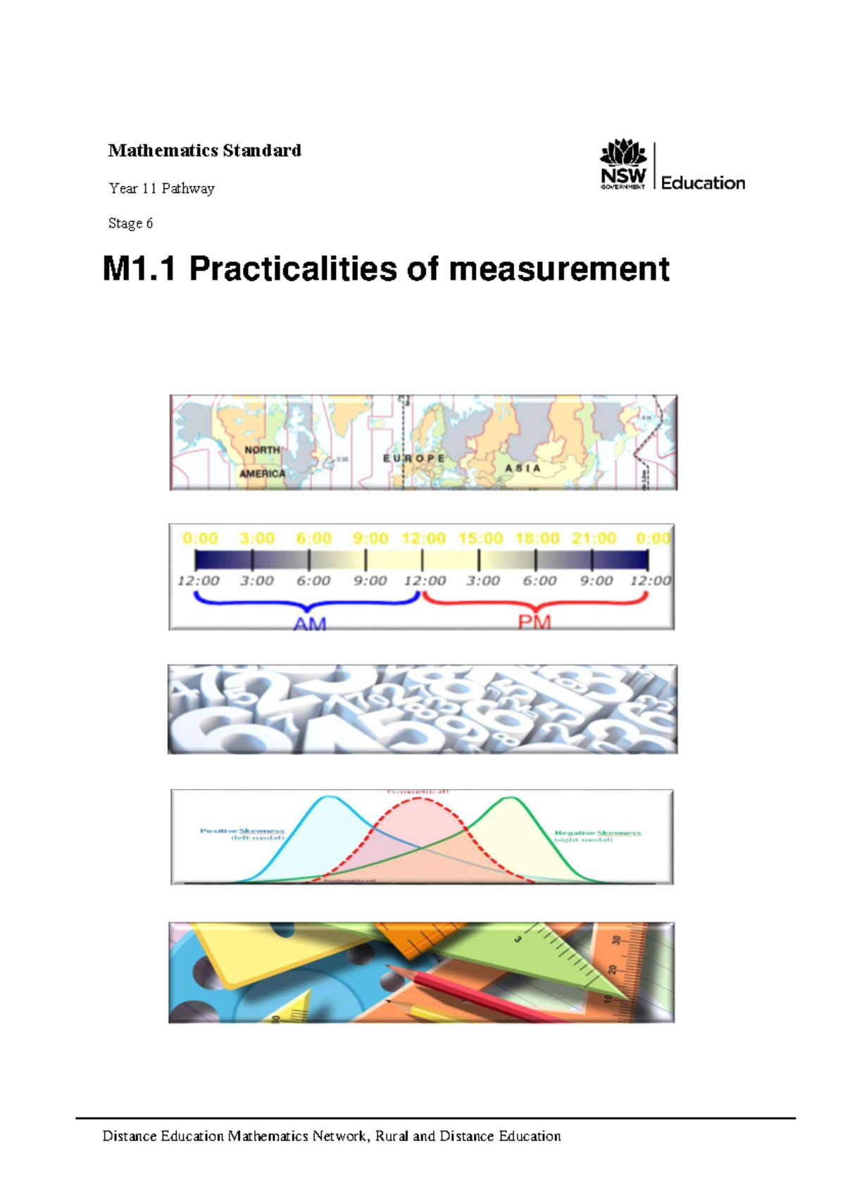 Mathematics Standard Year 11 M1.1: Practicalities of Measurement Guide ...