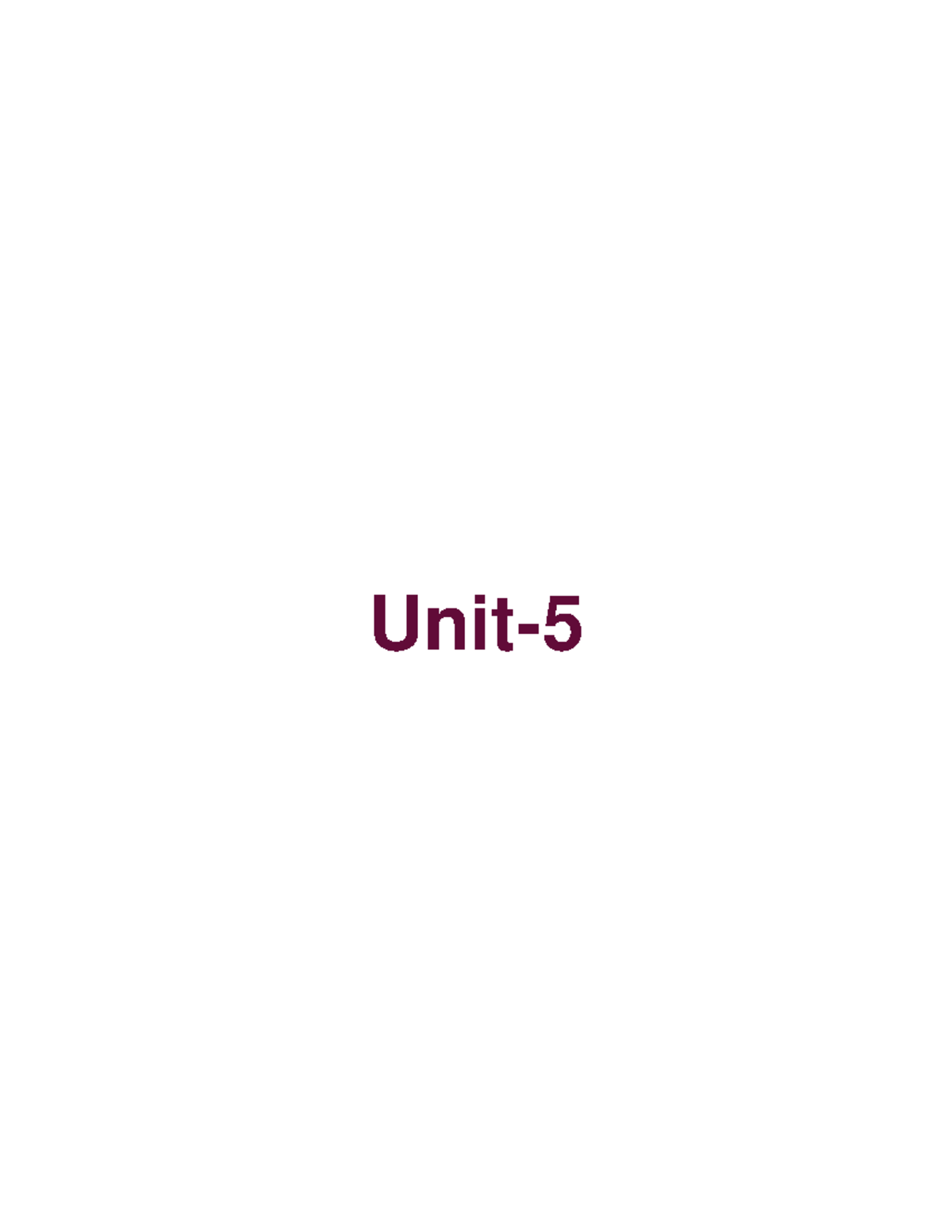 UNIT 5 - Lecture notes - Unit- Application Layer The application layer ...