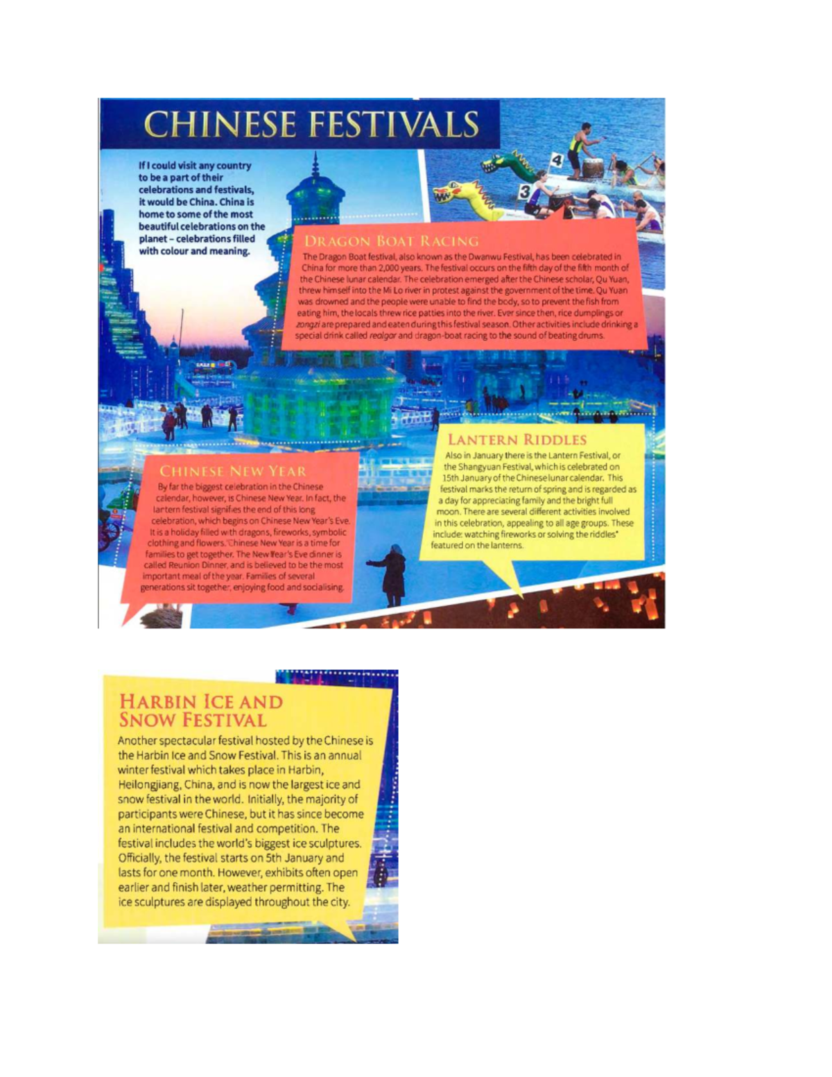 Chinese Festivals - Celebrations and Traditions in China - Studocu