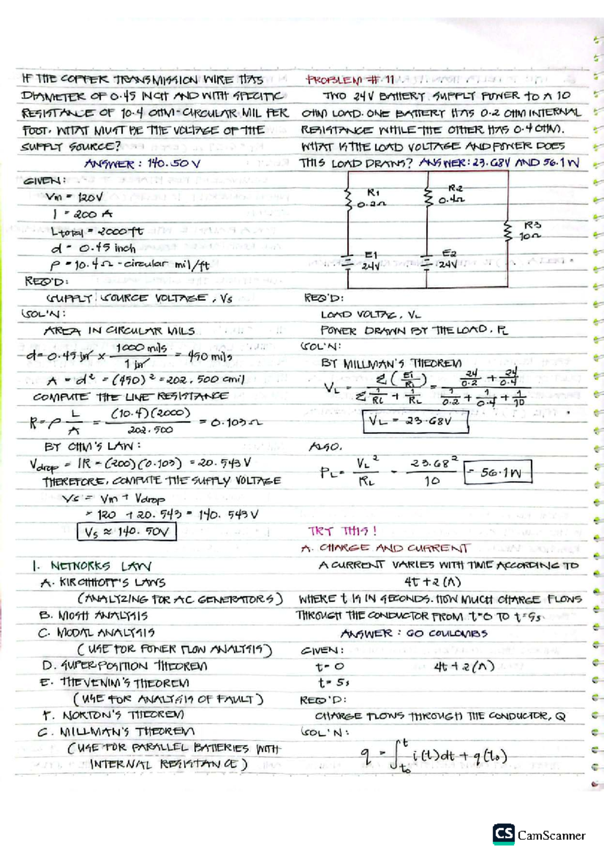 DC TRY THIS PART 1 2 - Notes on Electrical Resistance and Voltage ...