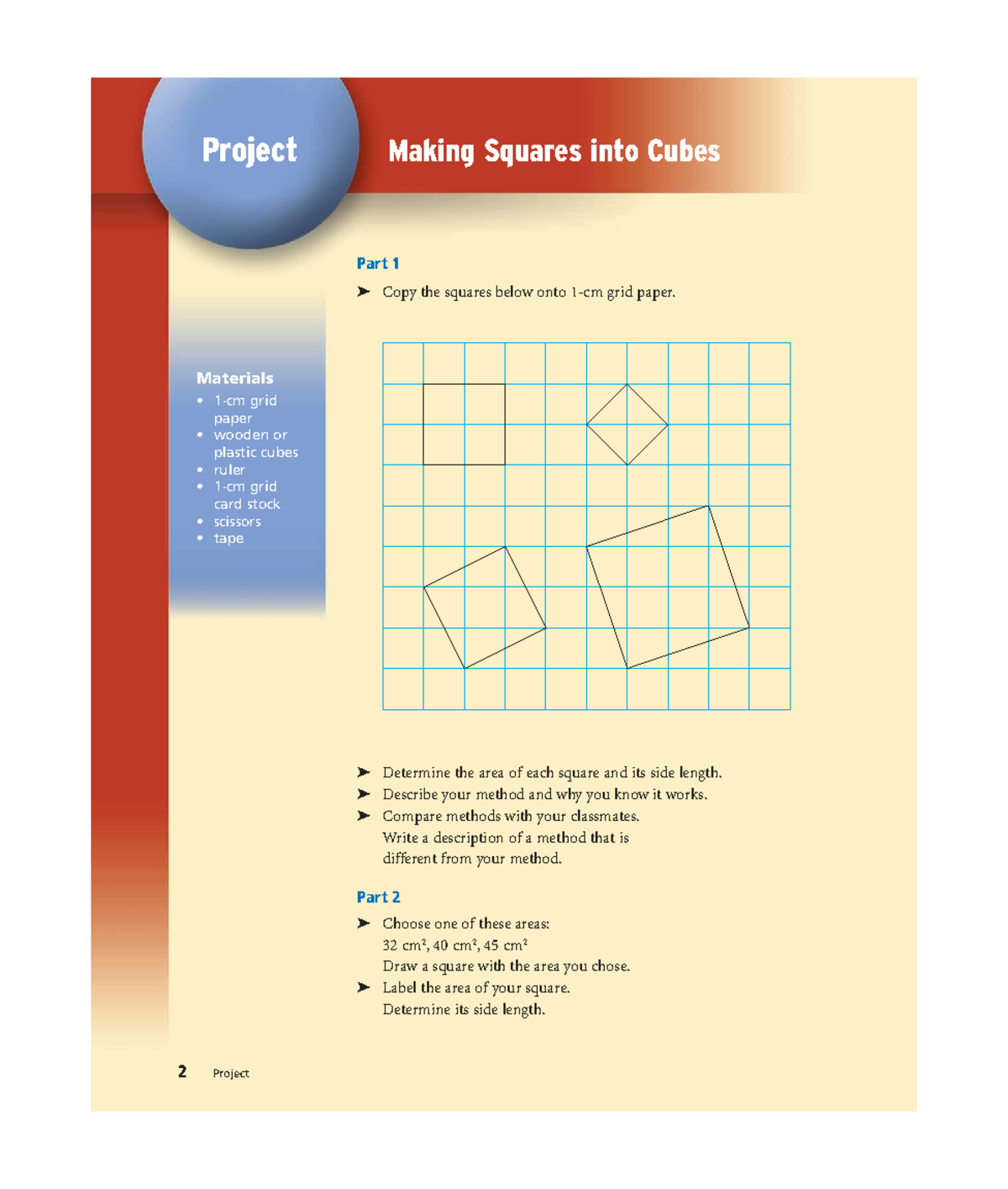 GRADEEE9_UNIT1_Making_Squares_into_Cubes_Project_1 - Studocu