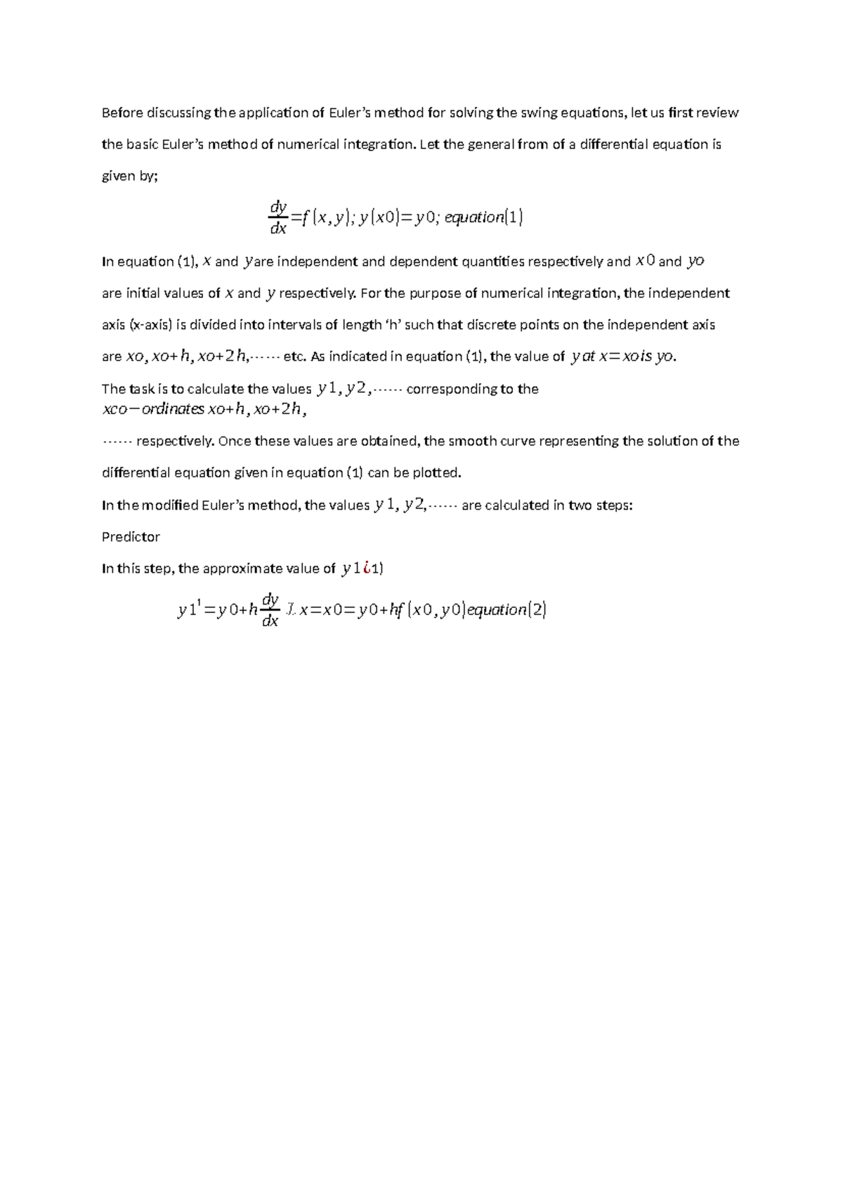 Euler's Method and Numerical Integration Techniques - Studocu