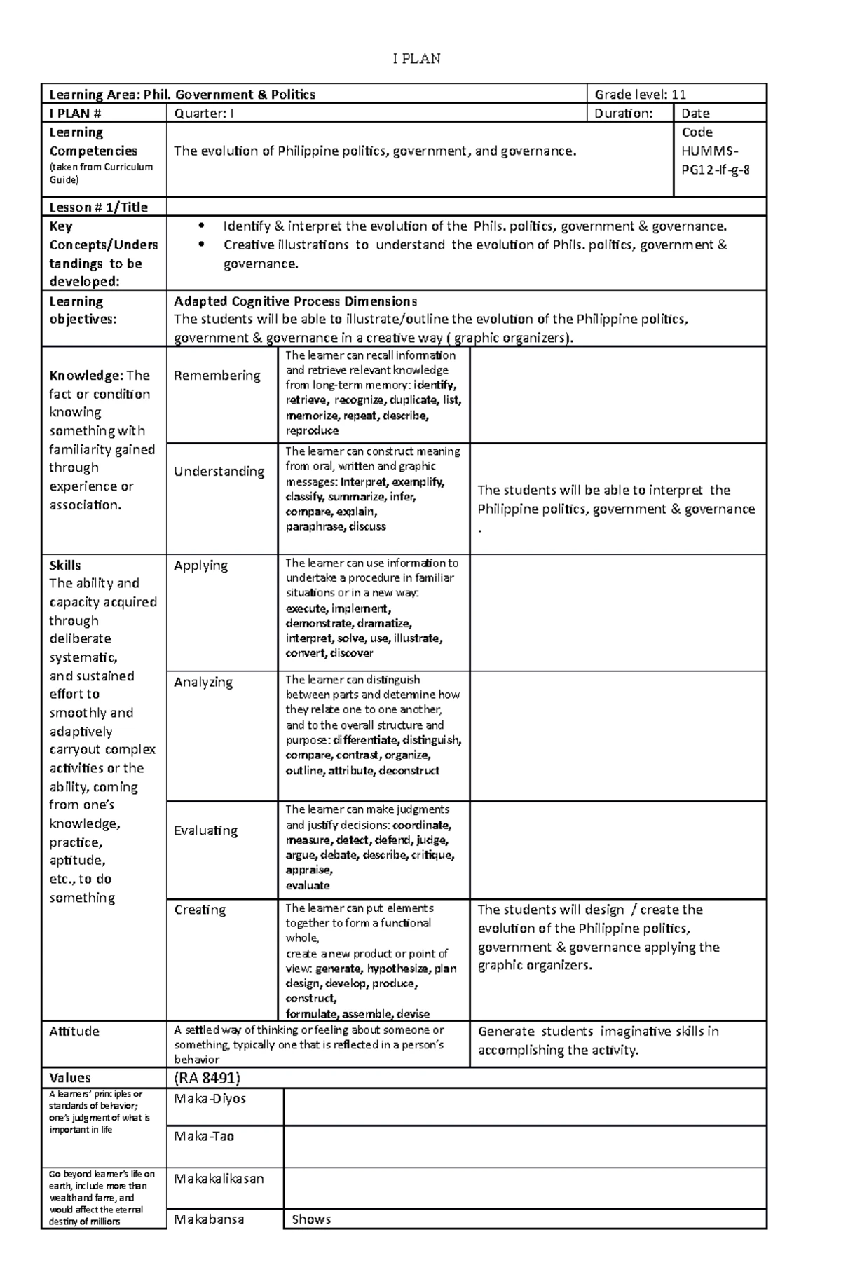Reflection on Contributing to K to 12 English Curriculum - gwtwy - Studocu