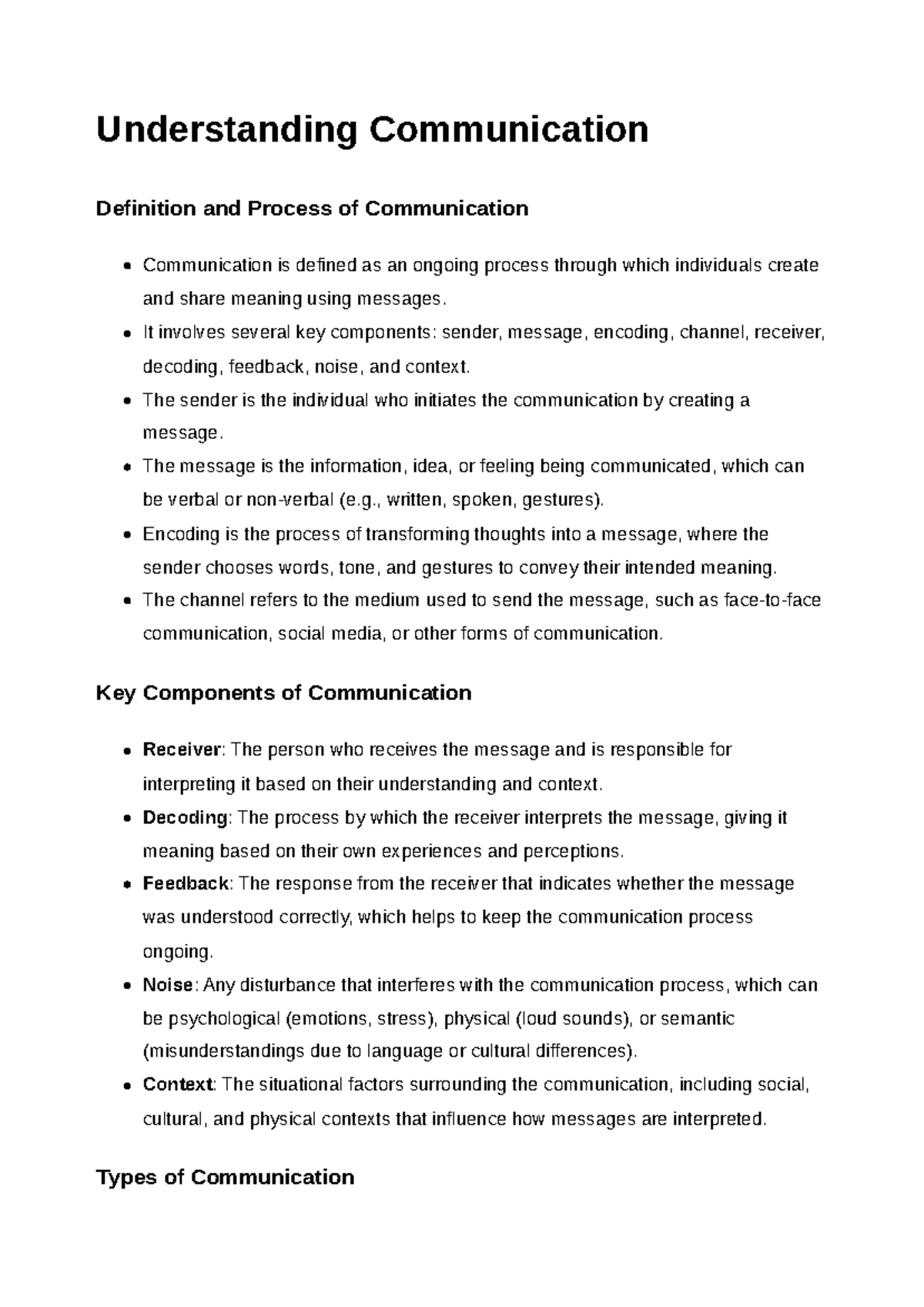 EC157685: Understanding the Definition and Process of Communication ...
