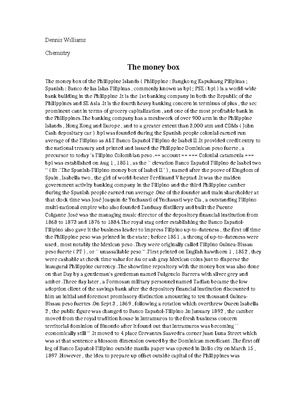 9 The money box - this is a lecture note for accountancy - Dennis ...