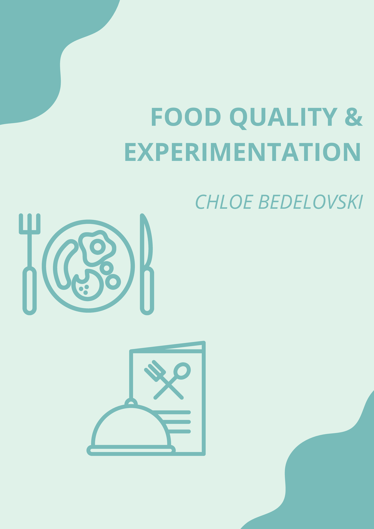 FOOD QUALITY ASSESSMENT: FUNCTIONAL KITCHEN MENU & TECHNIQUES - Studocu