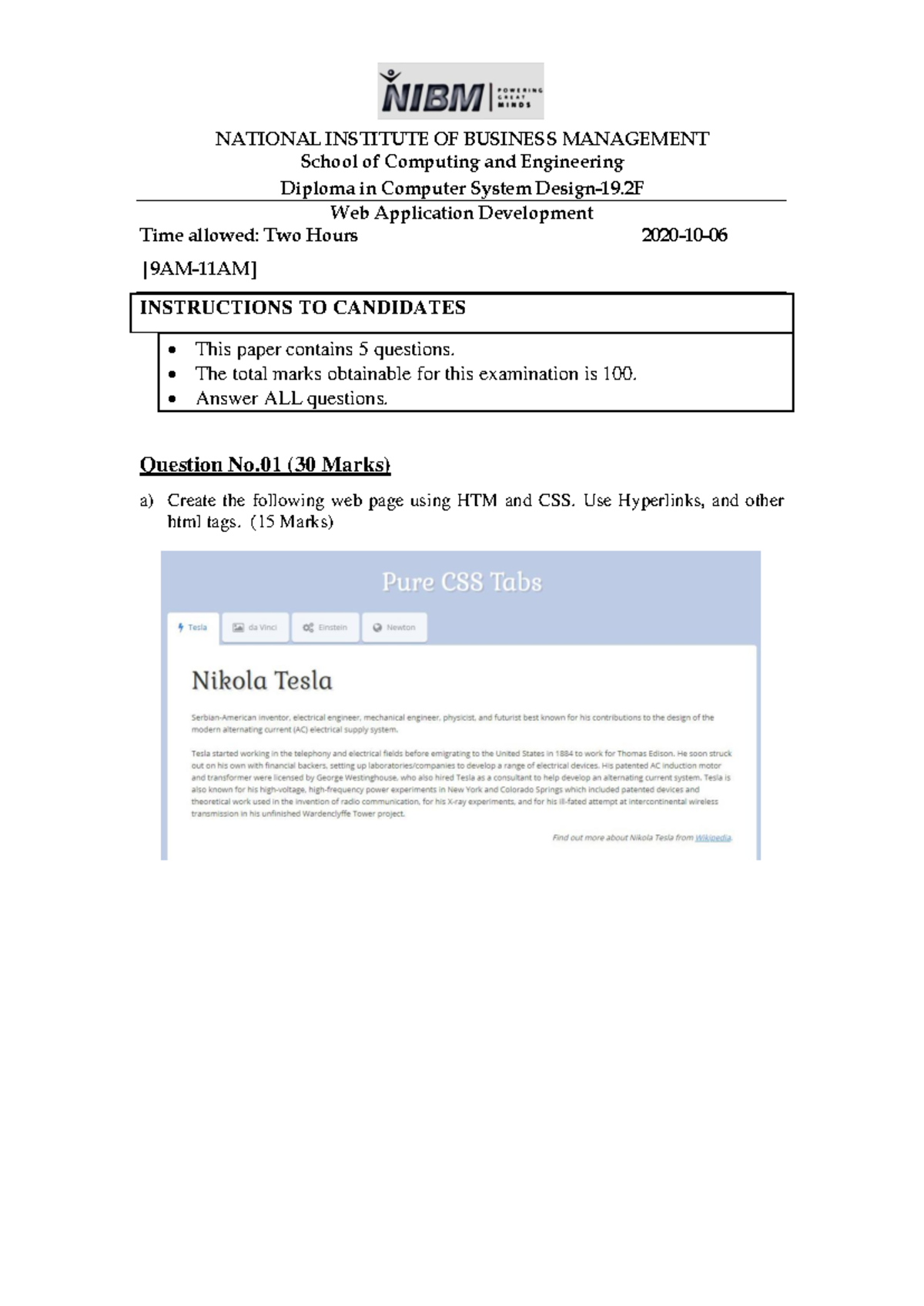 DCSD 19.2F Final Exam: Web Application Development Questions - Studocu