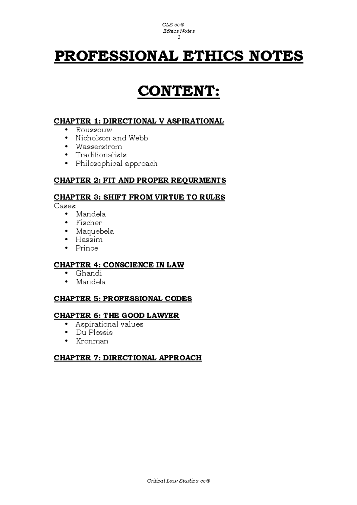 Ethics Notes Final Exam - Key Concepts and Case Analysis - Studocu