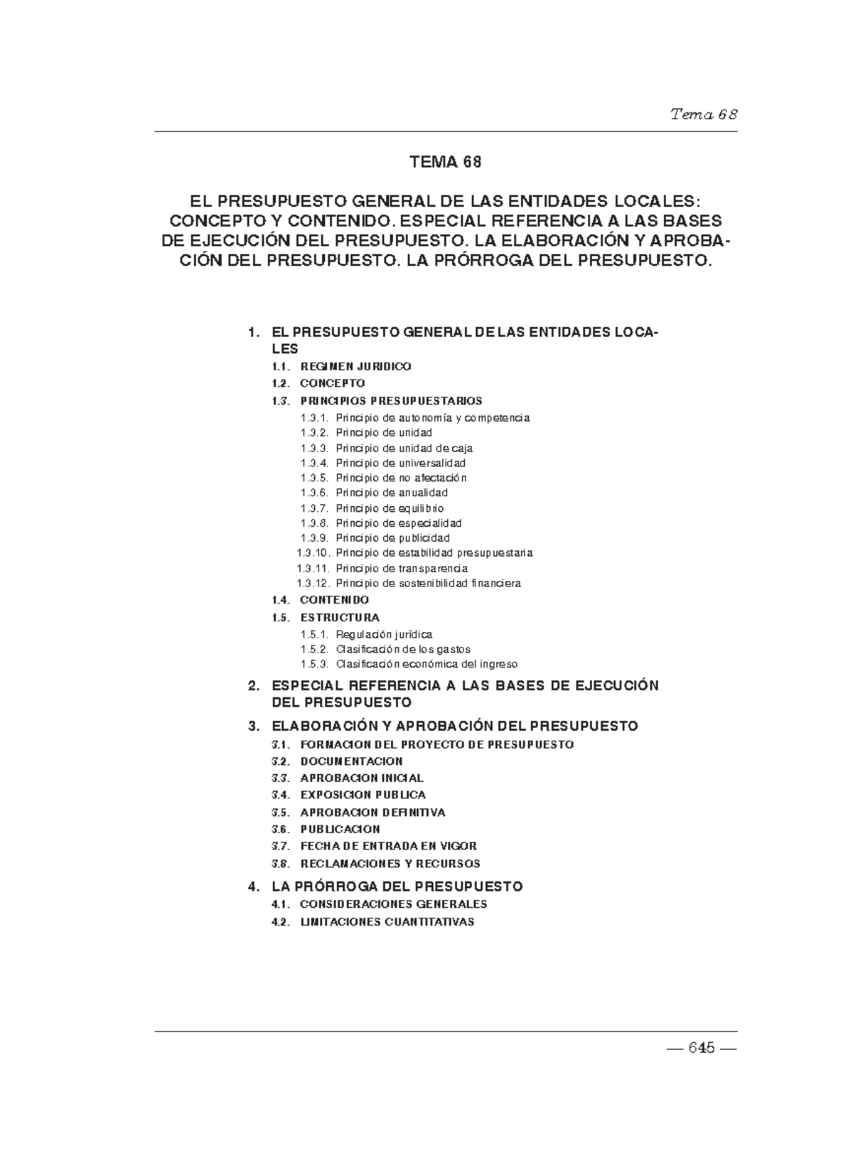 Tema 68: Presupuesto General de Entidades Locales - Concepto y ...