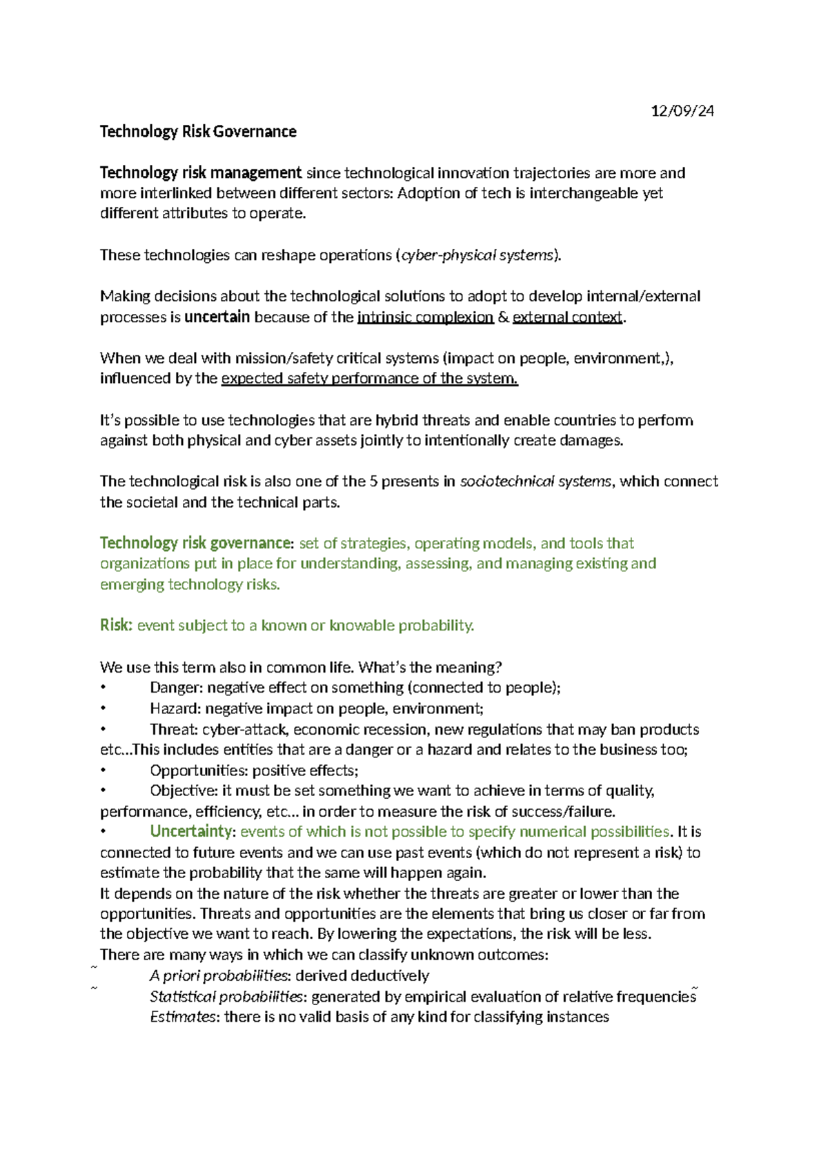Technology Risk Governance: Understanding and Managing Tech Risks in ...