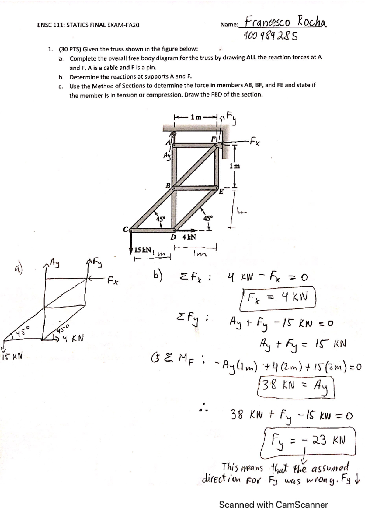 ENSC 220 Final Exam Study Guide: Questions and Answers for Fall 2020 ...