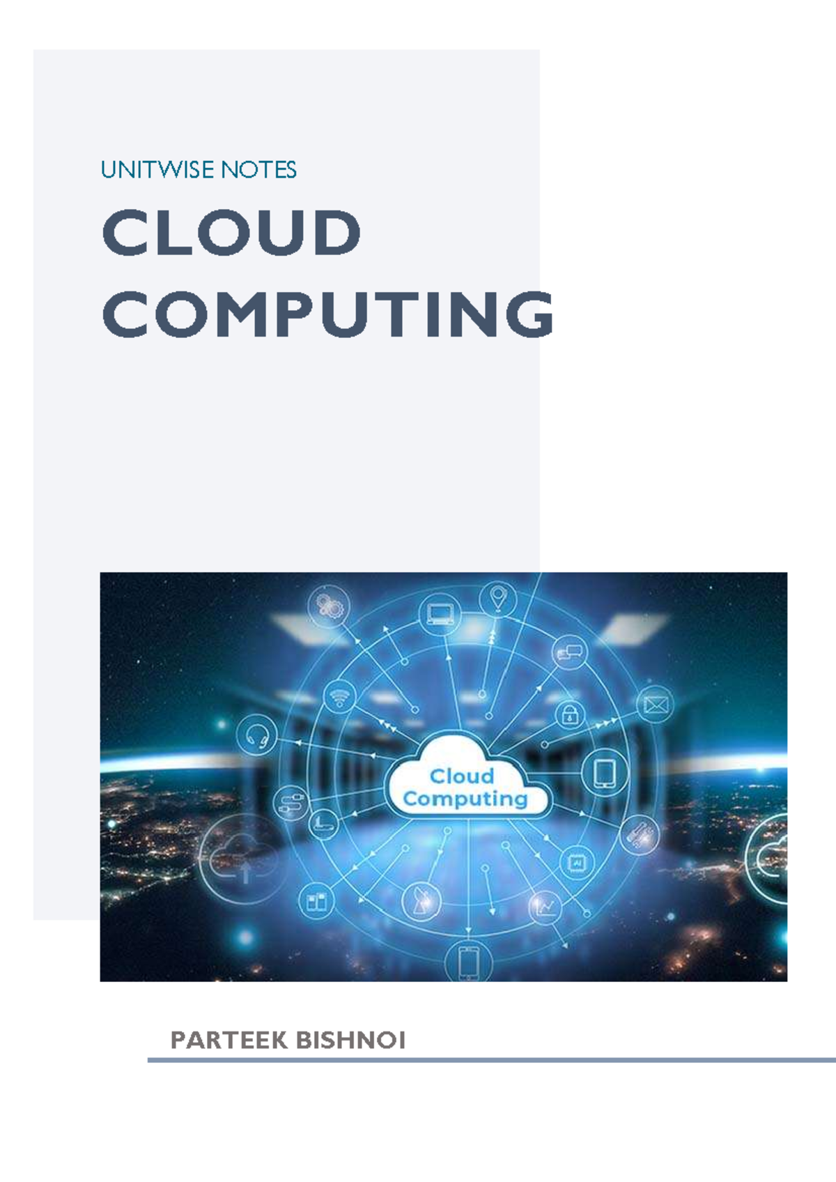 Cloud Computing (Course Code) - Comprehensive Semester Notes - Studocu