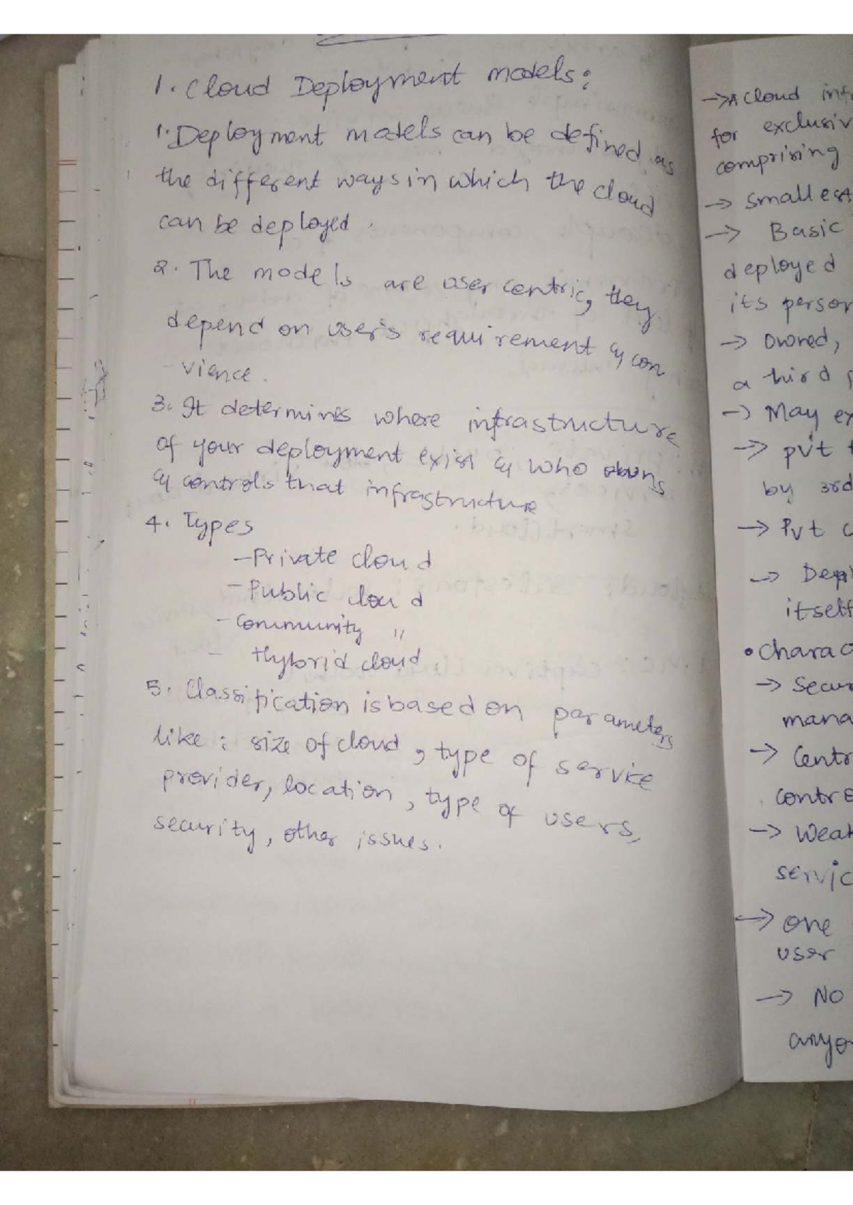 Cloud Computing Notes - CCNOTES - Studocu