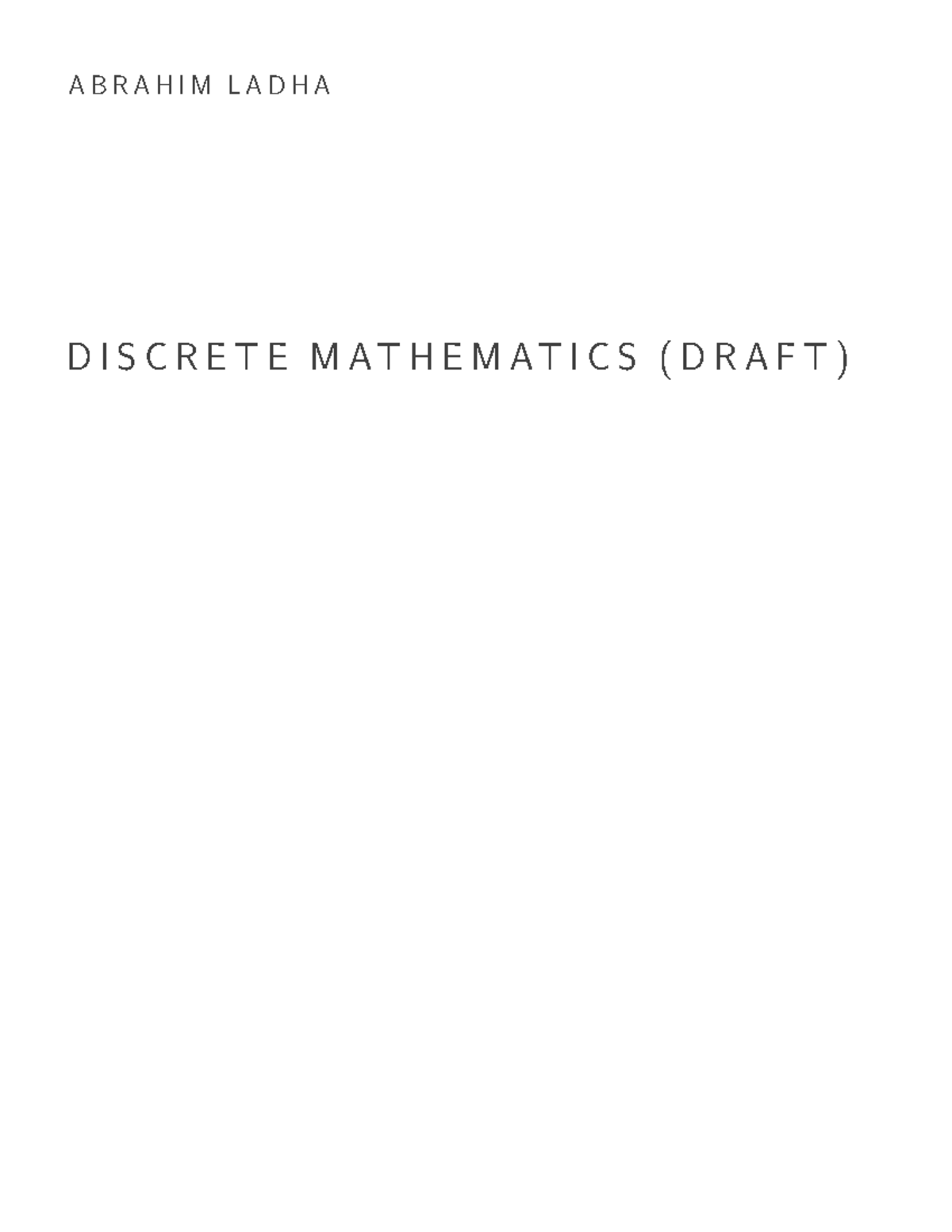 Discretemath - Discrete math notes - A B R A H I M L A D H A D I S C R ...