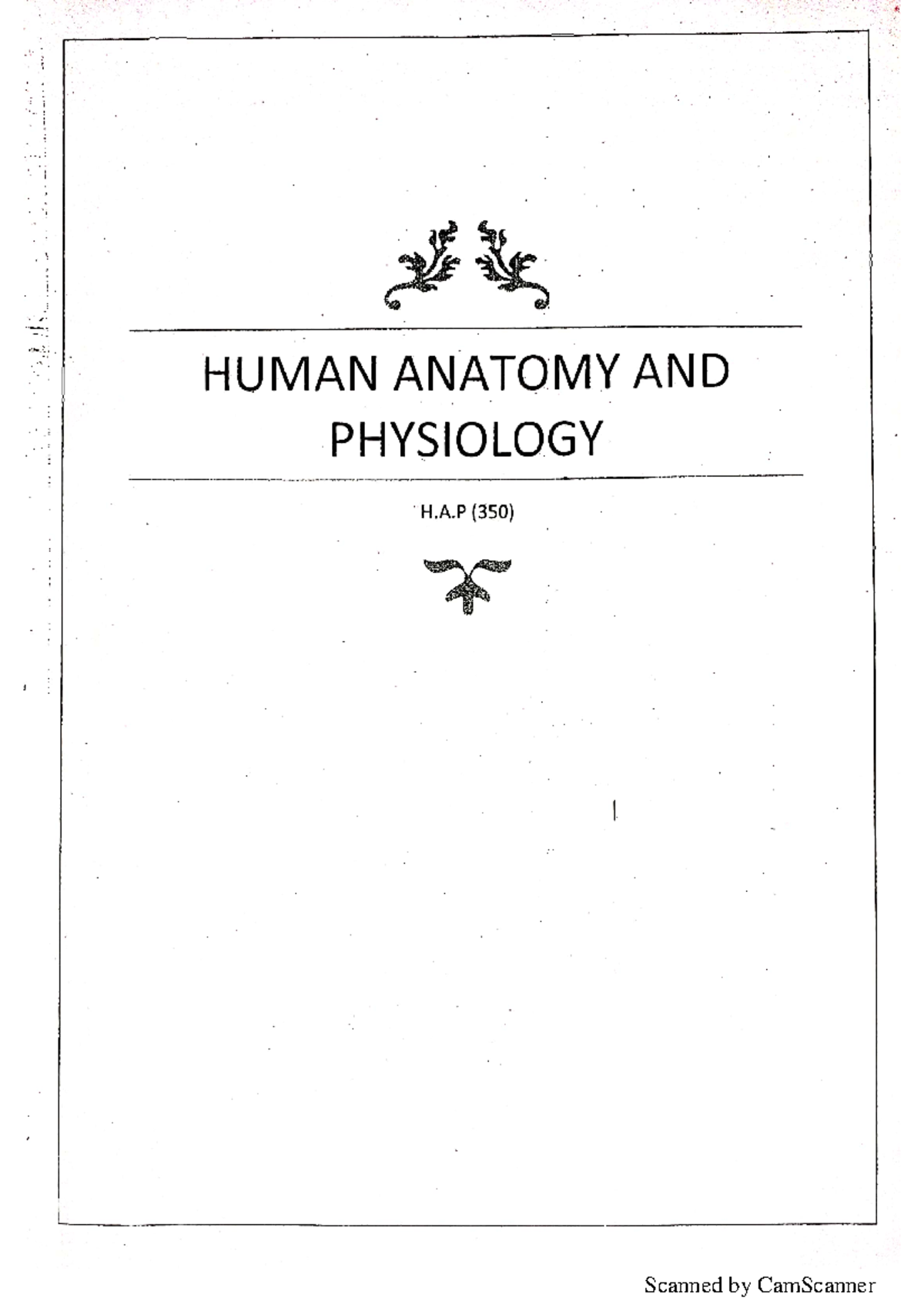 D Pharm 1st Year: Human Anatomy & Physiology Notes and Insights - Studocu