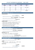 Cheat sheets for Studying Mathematical Methods in VCE - Studocu