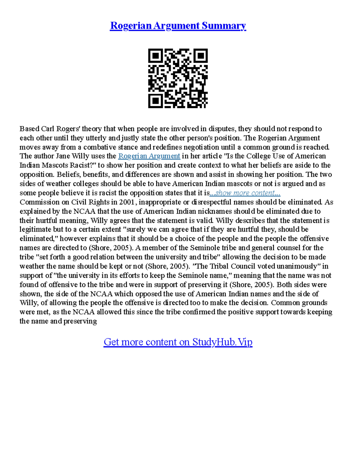 Rogerian Essay Topics - Rogerian Argument Summary Based Carl Rogers ...