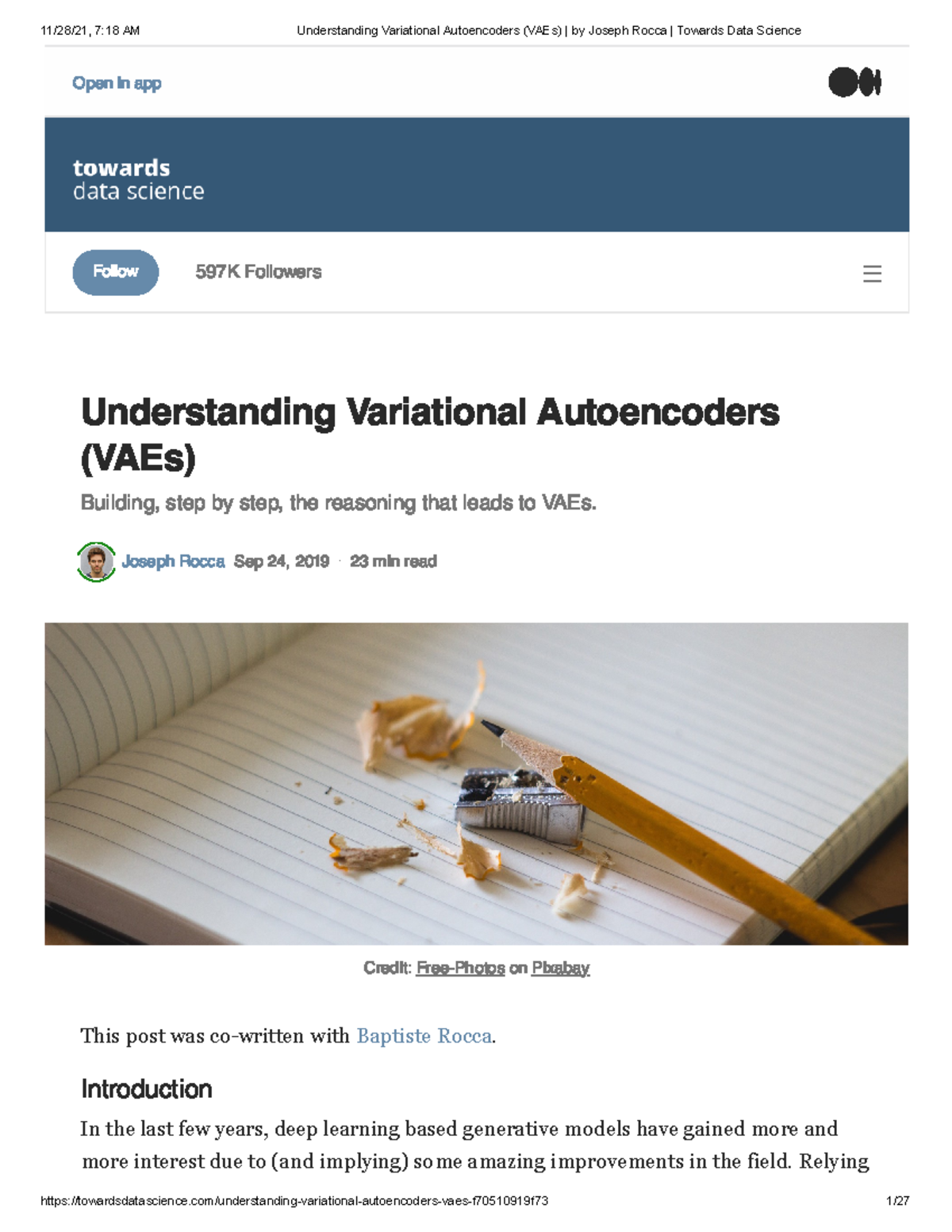 Understanding Variational Autoencoders (VAEs) by Joseph Rocca Towards ...