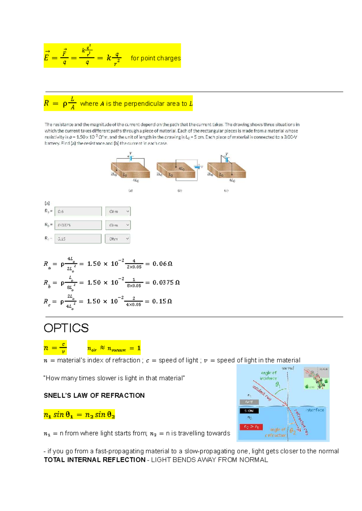 Physics 160 Lecture Notes: Optics, Waves, and Fluid Dynamics - Studocu