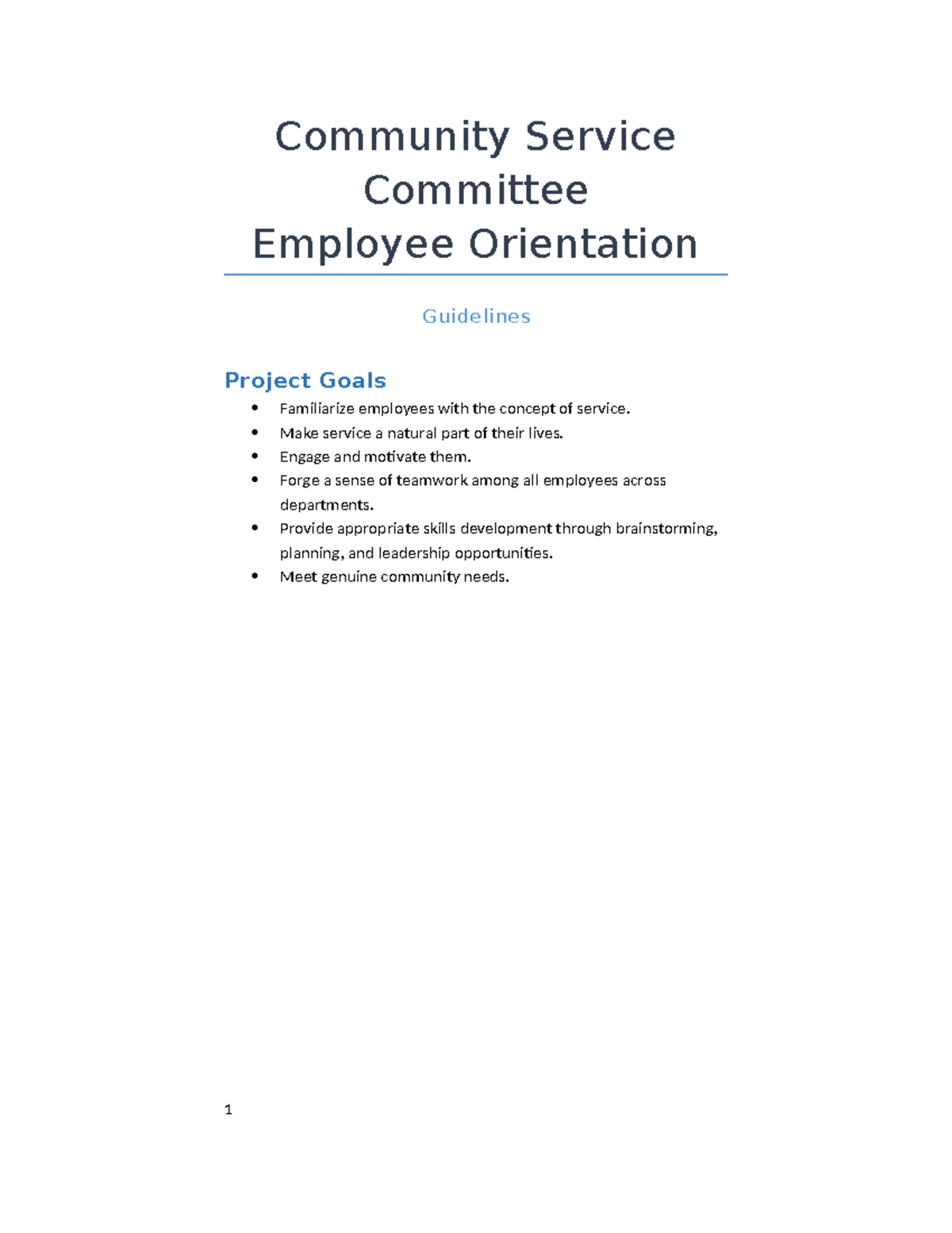 Word 2-3 - bbbbbbbbbbbbbbbbbbb - Community Service Committee Employee ...