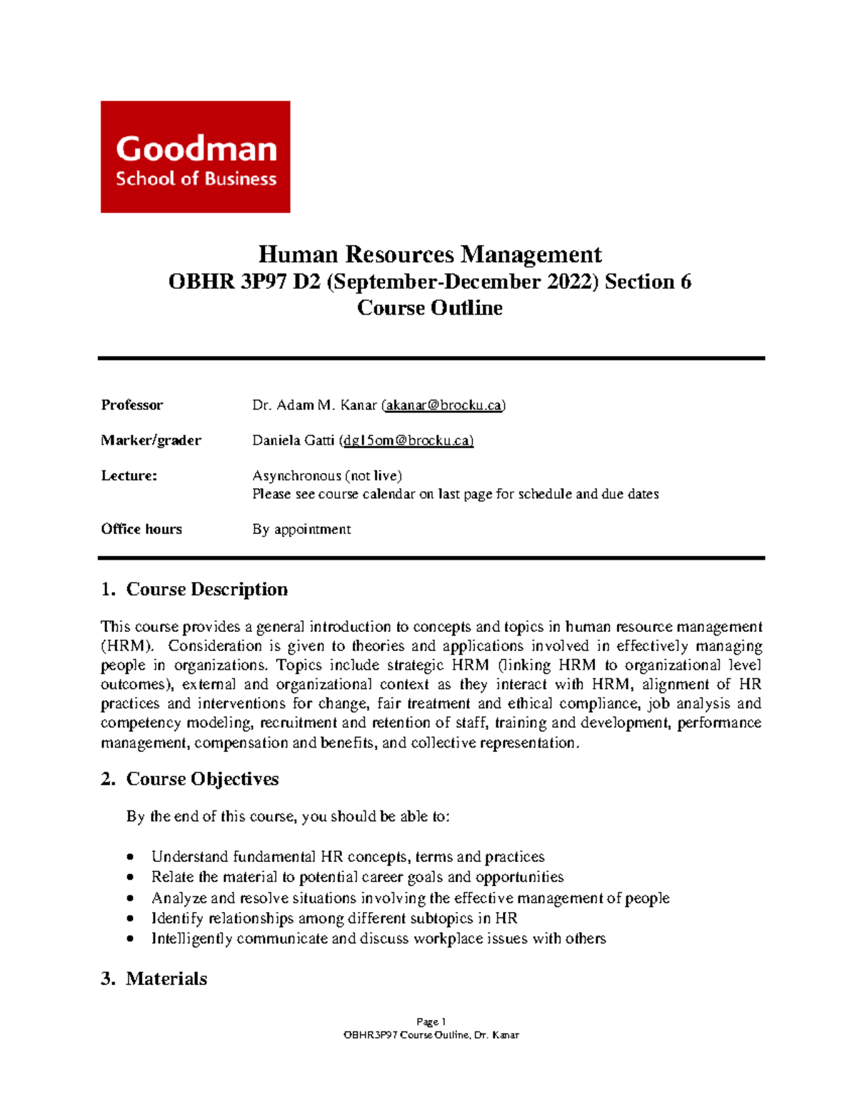 OBHR3P97 - Human Resources Management Course Syllabus 2022 - Studocu