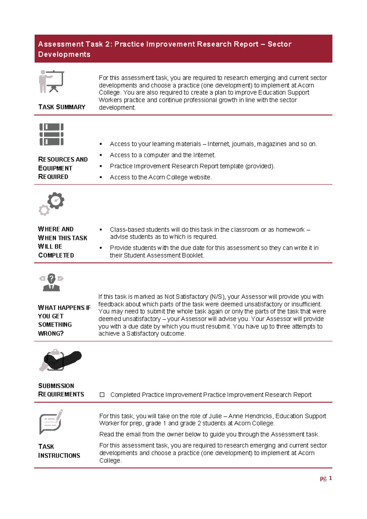 Chcprp 003 - AT2 - Practice Improvement Research Report - Sector Trends ...