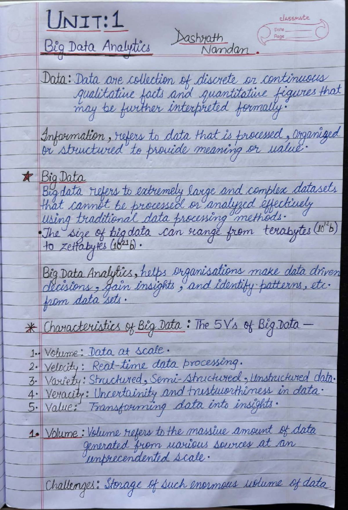 Dashrath Nandan BDA Course Complete Study Notes - Studocu