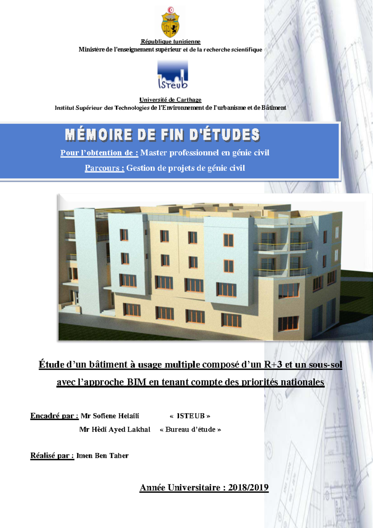 Étude de bâtiment à usage multiple avec BIM - Master en Génie Civil ...