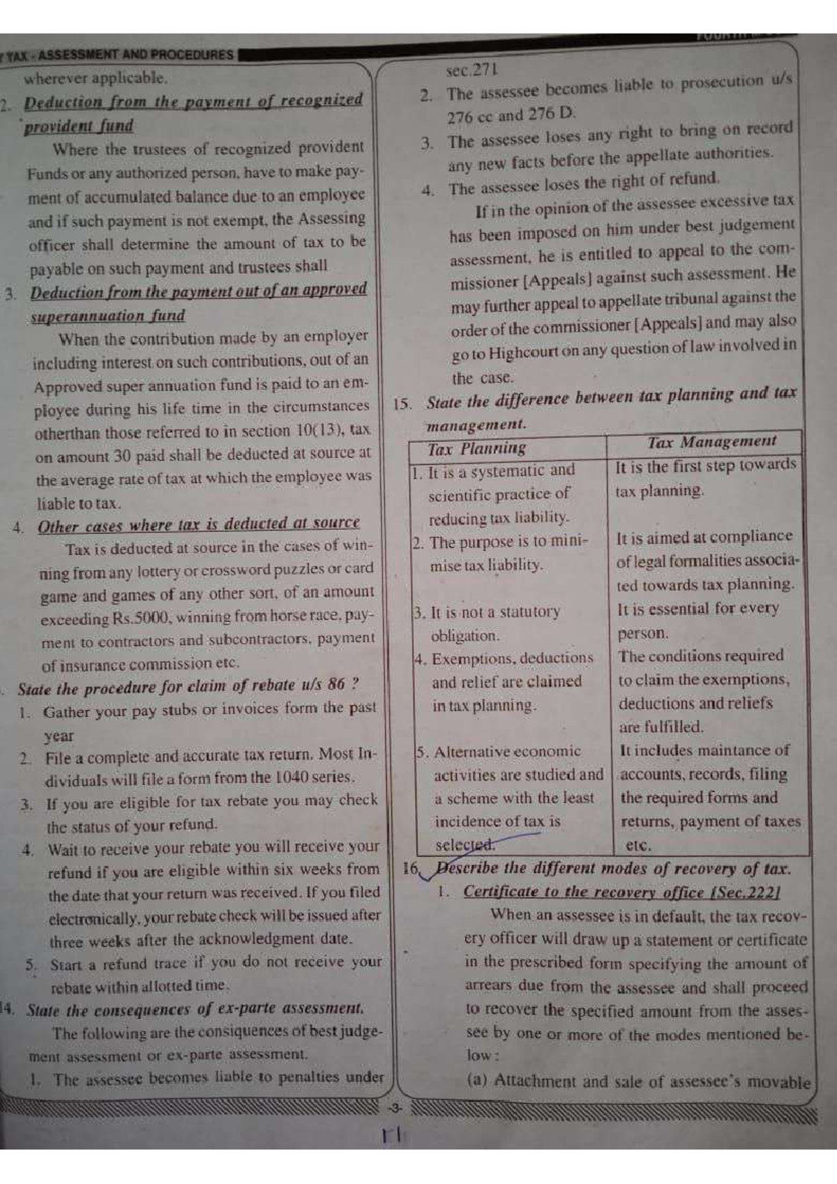 Direct Tax Exam Questions & Answers: Comprehensive Guide - Studocu