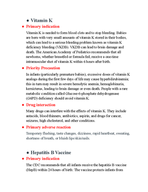Med card 1 - explanation about medication - Pyridoxine Primary ...
