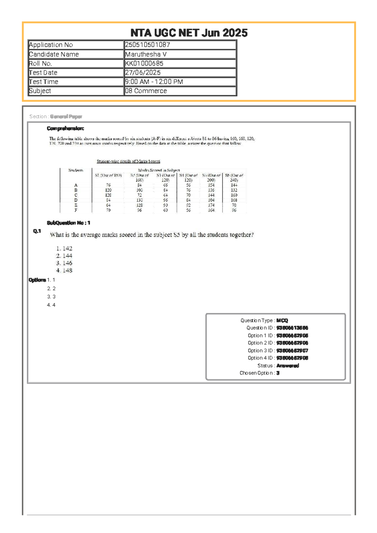 NTA UGC NET Jun 2025 - Commerce General Paper QP - Studocu