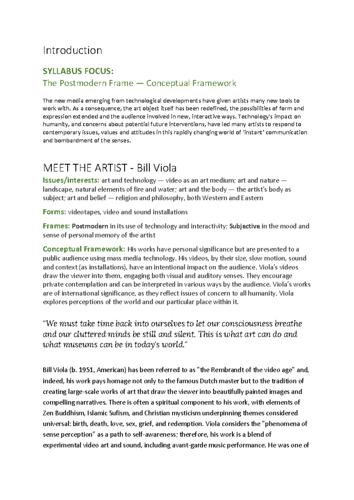 CASE STUDY 2 - Technology: Impact of Digital Media on Contemporary Art ...
