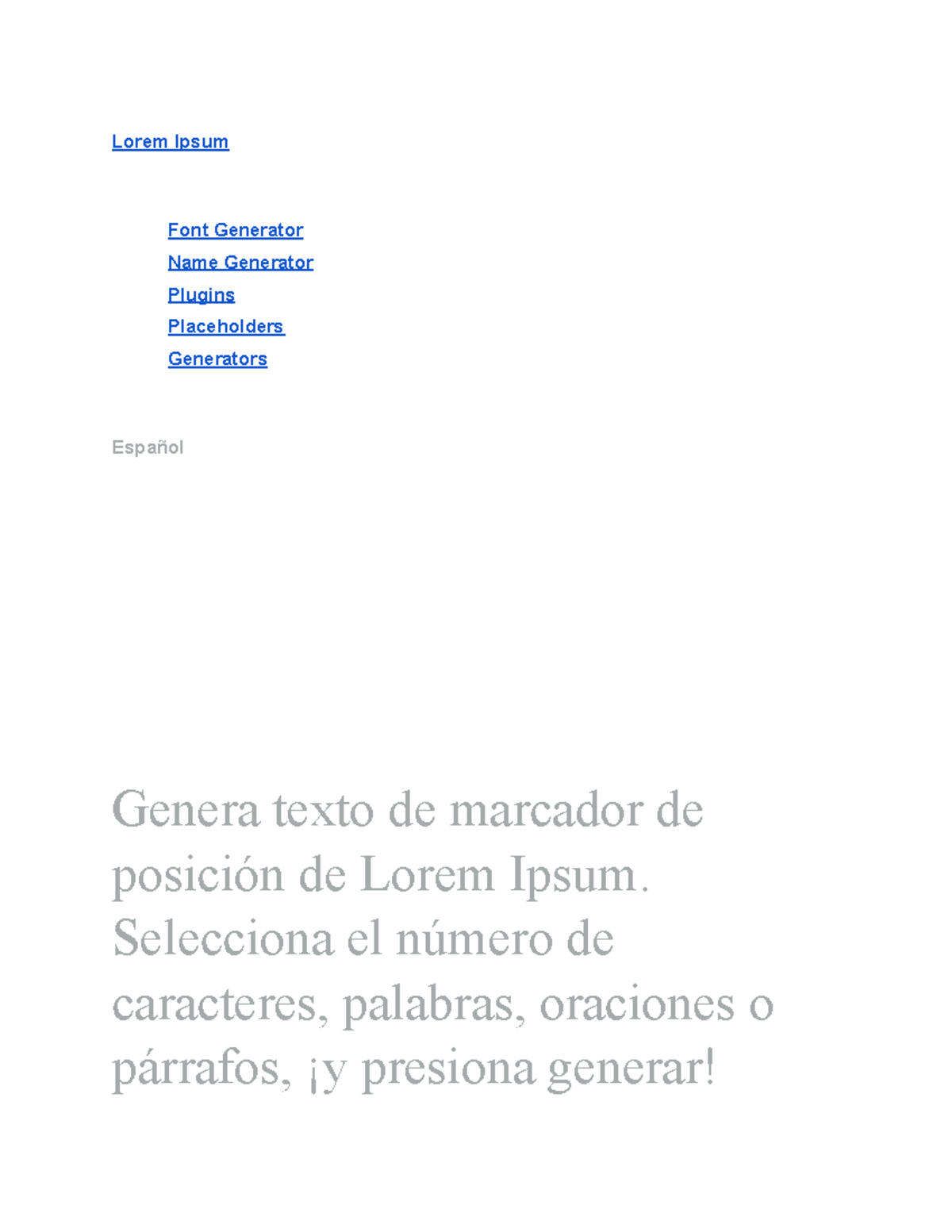 Lorem Ipsum Generator 213esadpl: Crea Texto de Marcador - Studocu