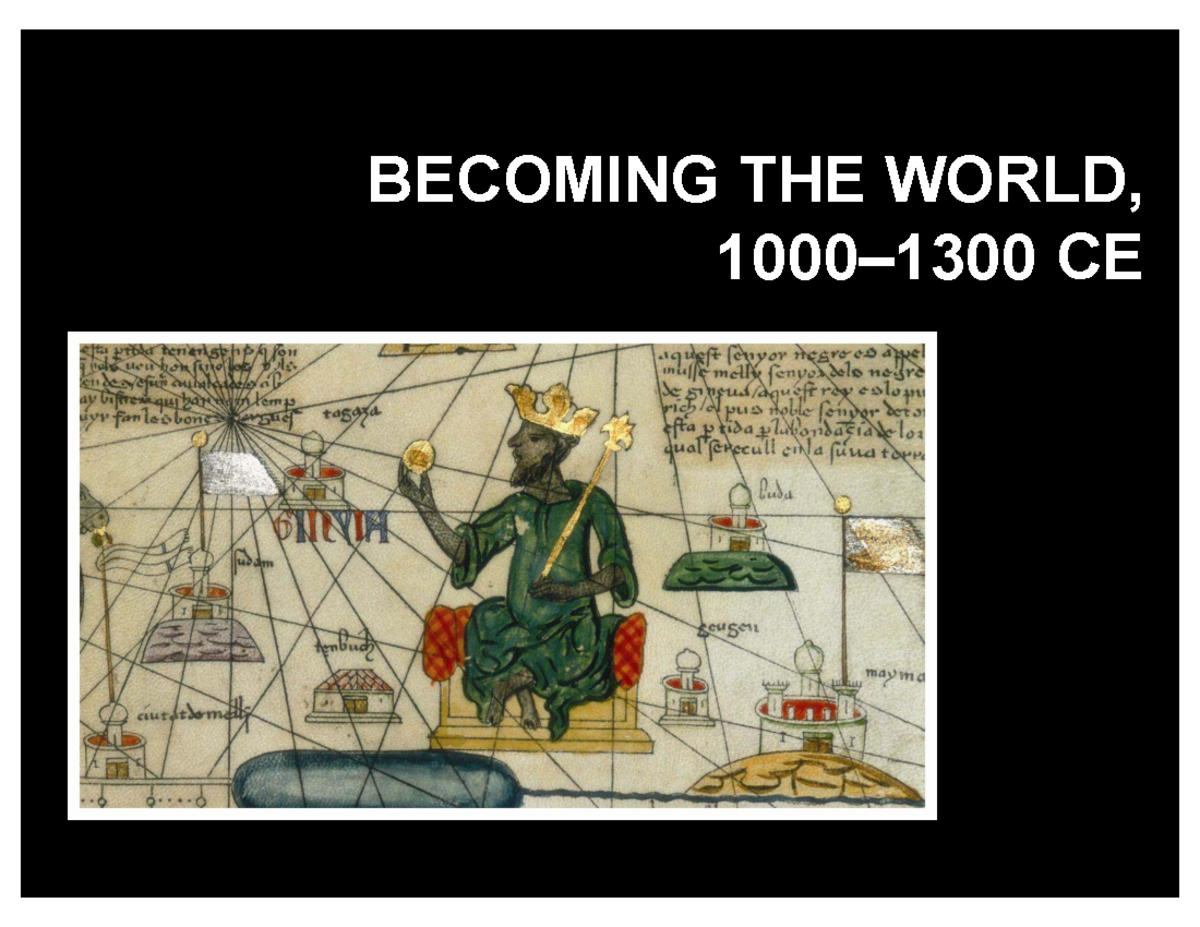 Global Trade and Cultural Exchange in Afro-Eurasia (1000-1300 CE) - Studocu