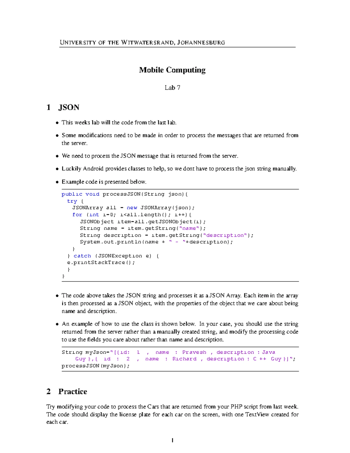 COMS2013 Mobile Computing June 2016 Past Exam Paper - Studocu