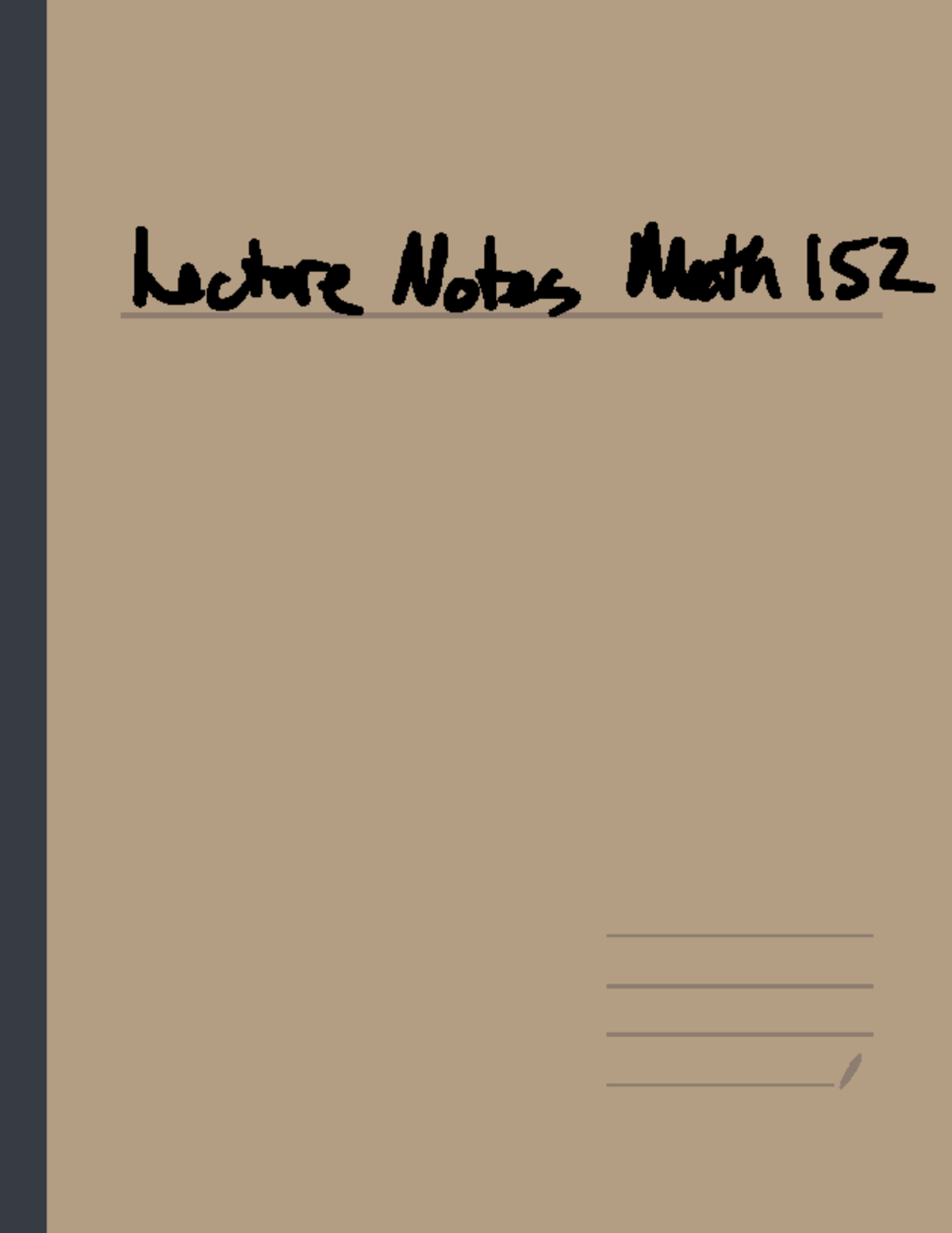 Math 152 Lecture Notes: Understanding Linear Systems and Vectors - Studocu