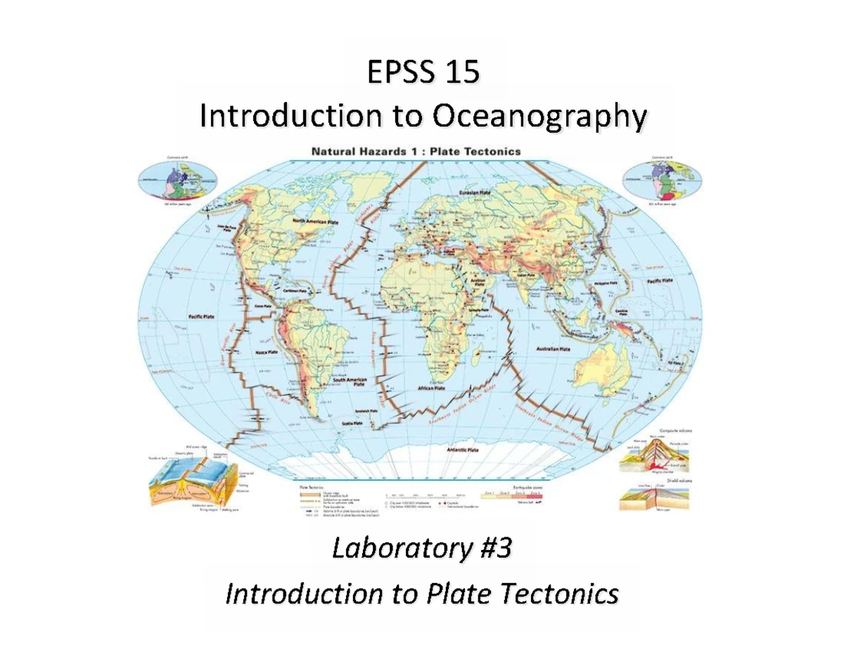 EPSS 15 Lab #2: Isostasy, Bathymetry & Ocean Floor Physiography - Studocu