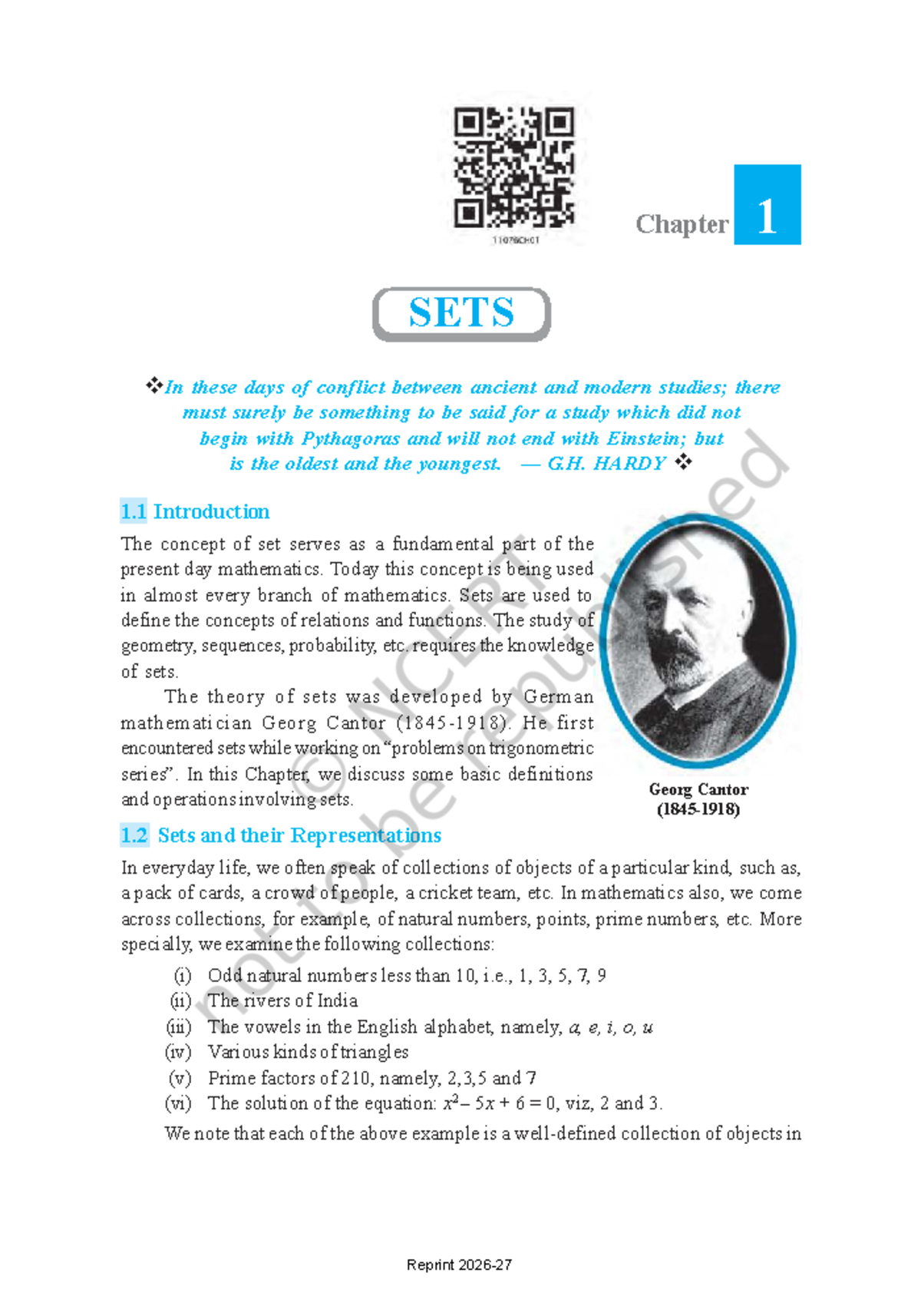 Chapter 1: Sets - Fundamental Concepts and Operations in Mathematics ...