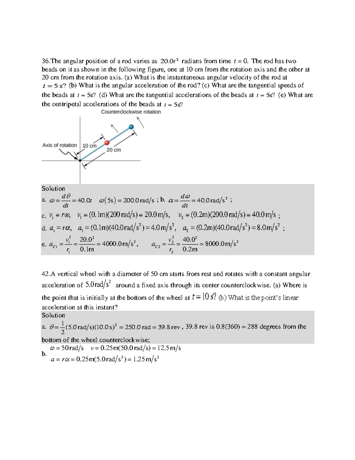 Chapter 10 Homework - Angular Motion Dynamics Notes - Studocu