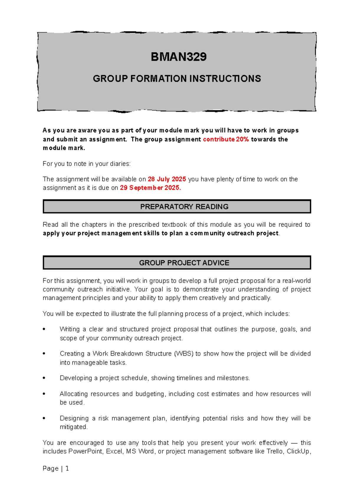 PADM 321 Group Assignment Plan: GNU in South Africa - Ethical ...
