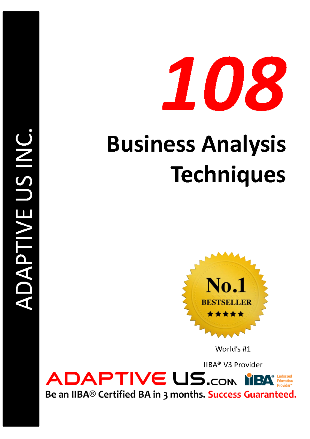 108BA Business Analysis Techniques: Comprehensive Study Guide - Studocu